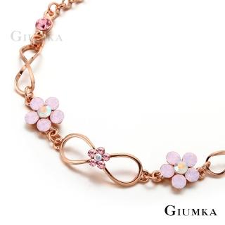 【GIUMKA】手鍊．幸福花語．蛋白石．玫/銀/黑(新年禮物)