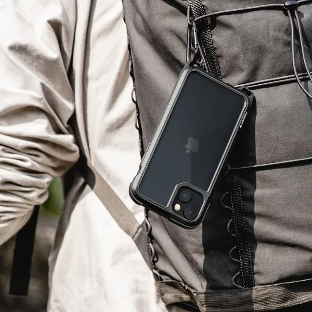 【SwitchEasy 魚骨牌】iPhone 13 6.1吋 Odyssey 掛繩軍規防摔金屬手機殼(頸掛殼 吊繩殼 背帶殼)