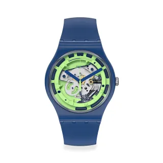 【SWATCH】New Gent 原創系列 GREEN ANATOMY 都會叢林 手錶 瑞士錶 錶(41mm)