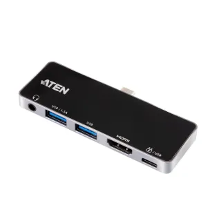 【ATEN】USB-C 5合1口袋型快充擴充盒(UH3238)