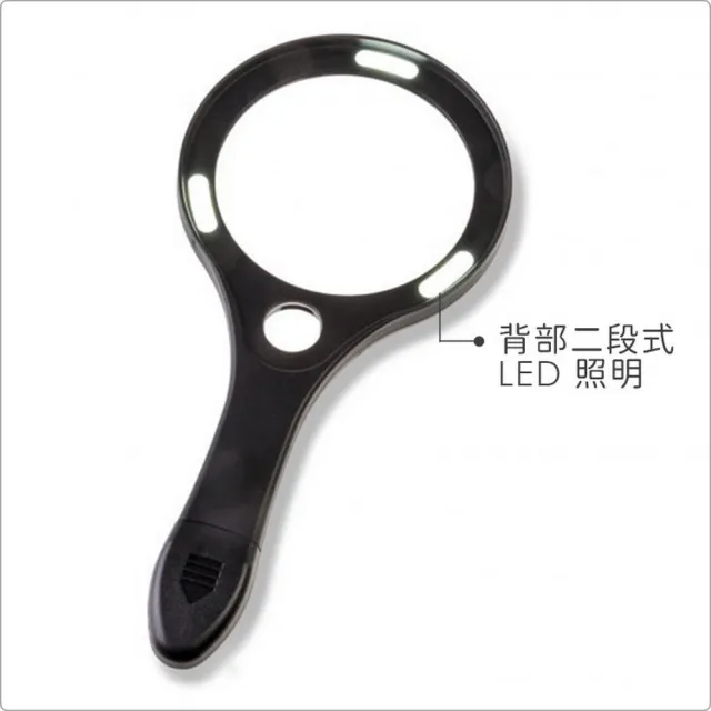 【CARSON 卡薾紳】美國 LED聚焦放大鏡 2.5x / 物品觀察 老人閱讀 年長長者 輔助視力