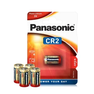 【Panasonic 國際牌】CR2 CR2A 一次性鋰電池 3V 拍立得 Mini 25 50適用(4顆入-吊卡包裝)