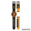 【SWATCH】BIG BOLD系列 OOPS! 橙色行星-再送1組錶帶 手錶 瑞士錶 錶(47mm)