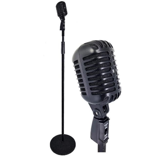 【JYC Music】KB-81復古經典麥克風組 含直立支架+5米線(含直立支架+5米線)