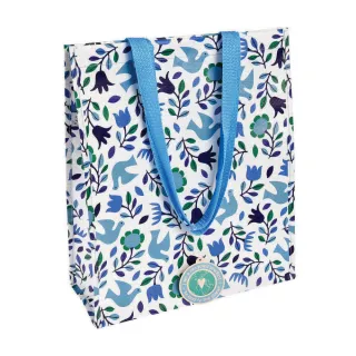 【Rex LONDON】環保購物袋 和平鴿(購物袋 環保袋 收納袋 手提袋)