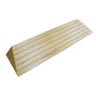 【感恩使者】木製斜坡板-6cm高 ZHTW2102-6 雲檜木製(減緩門檻高低差與段差-台灣製)