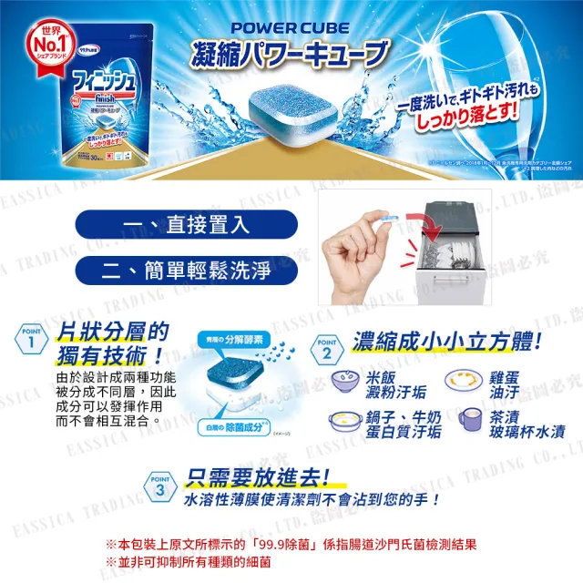 【日本FINISH】洗碗機專用洗碗錠-60錠*2入-平輸品