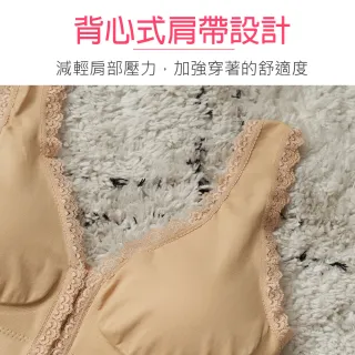 【Daima 黛瑪】現貨出清 前扣無鋼圈M-XL/彈力運動內衣/美胸Bra T/可哺乳內衣/內搭小可愛/大罩杯(黑色)