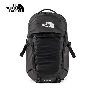 【The North Face 官方旗艦】北面男女款黑色便捷收納休閒後揹包｜52SHKX7(筆電包/登山包)