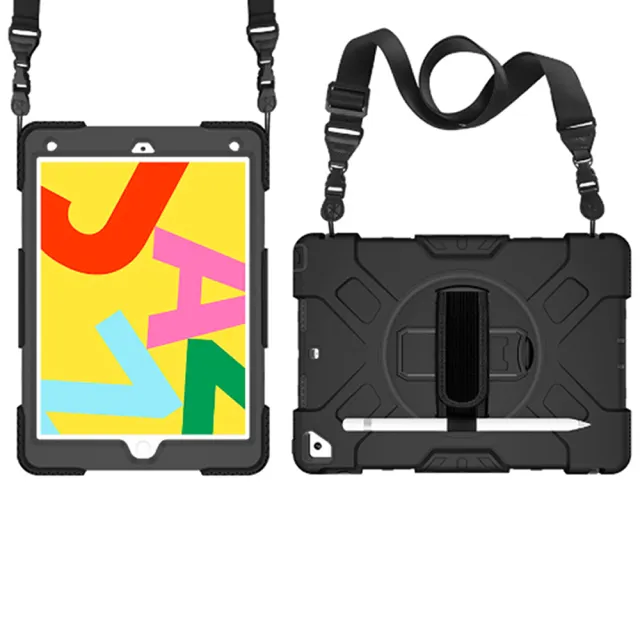 【AXE TECH】iPad 10.2 第七代 第八代 強固型軍規防摔殼(黑色)