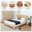 【時尚屋】[VRZ9]丹麥5尺實木雙人床-不含床頭櫃-床墊(免運費 免組裝 臥室系列)