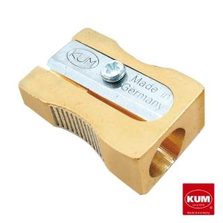 【KUM 庫姆】300-1 BRASS黃銅單孔削筆器(適用8mm鉛筆)