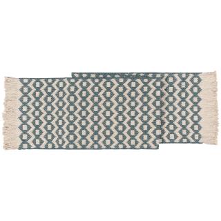 【NOW】長型桌飾襯布 藍菱格 / 餐桌布 桌墊 桌巾