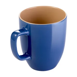 【TESCOMA】Crema雙色馬克杯 藍棕290ml(水杯 茶杯 咖啡杯)