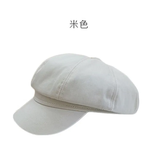 【OT SHOP】男女款棉質素面八角帽 報童帽 C2172(可調整帽圍 馬卡龍色 日系文青 遮陽帽)