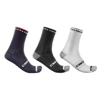 【CASTELLI】ROSSO CORSA PRO 15 SOCK(運動襪子 自行車襪)
