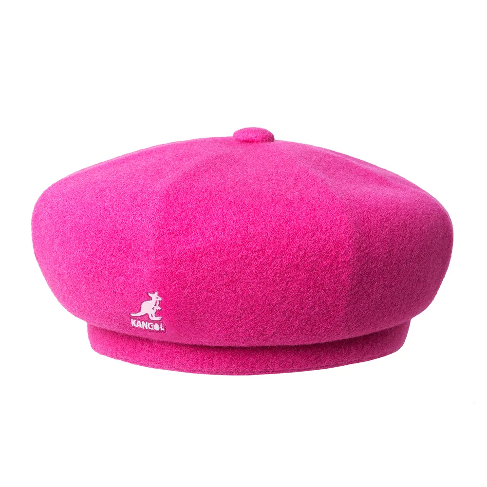 【KANGOL】WOOL JAX貝蕾帽(粉紅色)