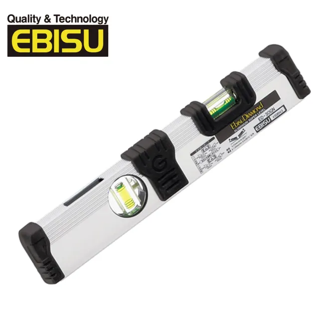 【EBISU】G 耐衝擊水平尺 -無磁-300mm(ED-30GN-12)