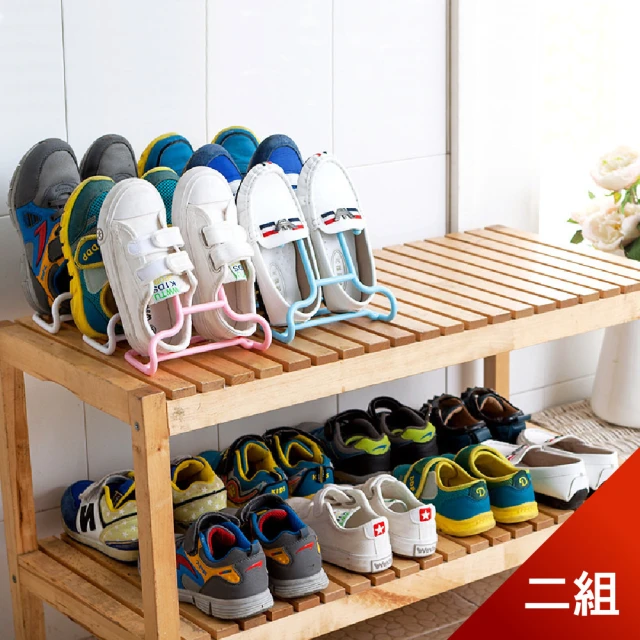 日本INOMATA 日製室內室外防風可串接掛式晾鞋架-3入(
