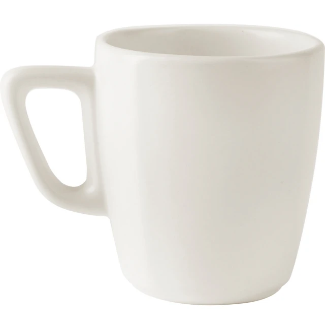 【EXCELSA】陶製馬克杯 白250ml(水杯 茶杯 咖啡杯)