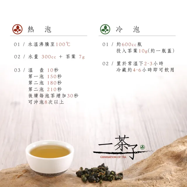 【一茶子】阿里山絃悅賦香鮮採高冷烏龍茶150gx8包(共2斤)