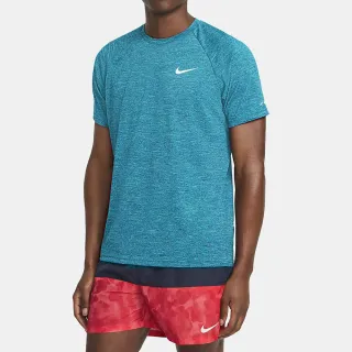 【NIKE 耐吉】Nike Heather 男 T恤 短袖 防曬衣 抗UV 排汗 乾爽 舒適 綠(NESSA589-376)
