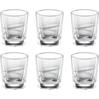 【TESCOMA】烈酒杯6入 雕紋25ml / 調酒杯 雞尾酒杯 Shot杯 春節禮品 年末送禮