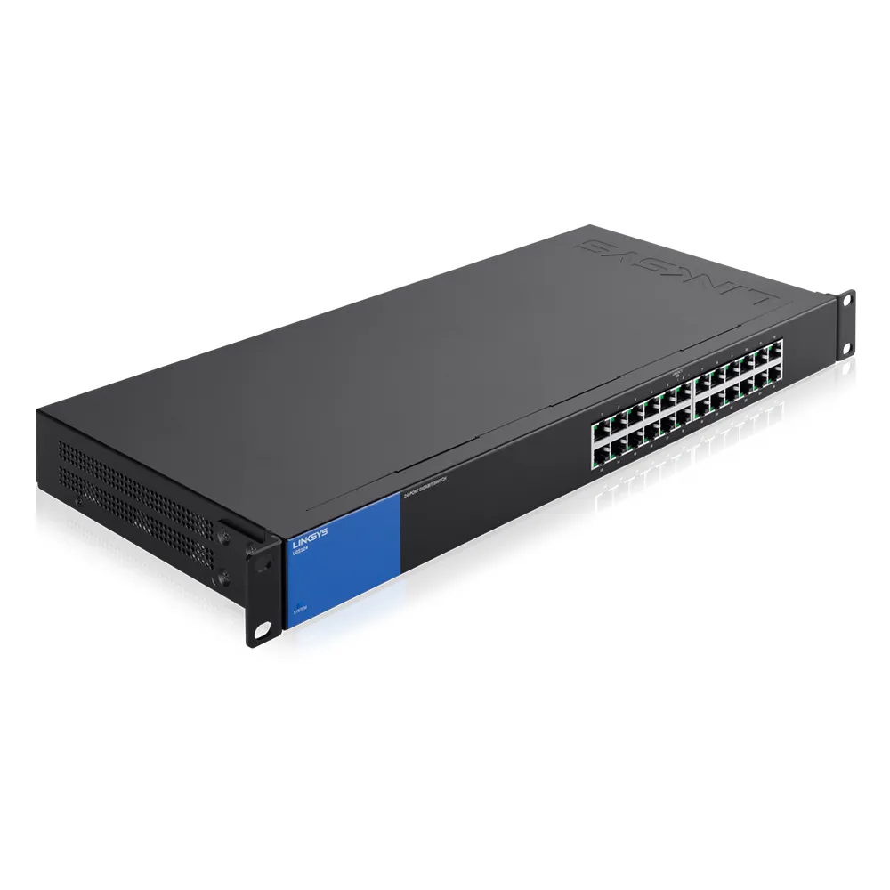 【Linksys】LGS124 24埠 Gigabit 超高速乙太網路交換器(鐵殼)