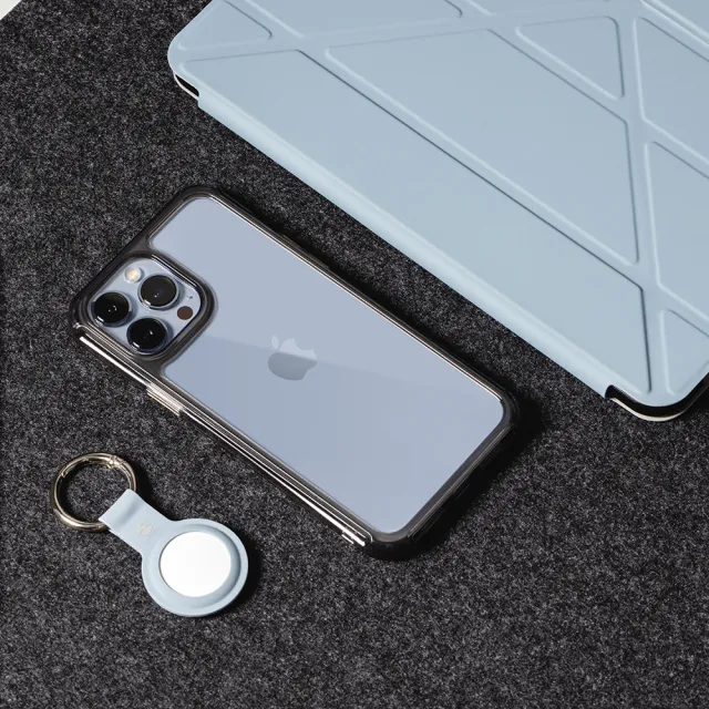 【SwitchEasy 魚骨牌】iPhone 13 Pro Max 6.7吋 ALOS 抗菌軍規防摔透明手機殼(五年保固 永不泛黃)