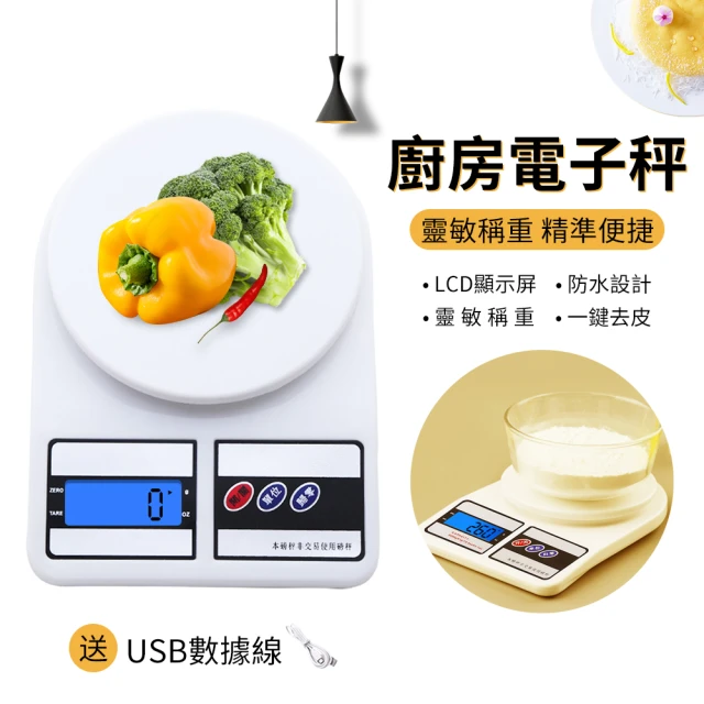 ANTIAN 家用小型電子食物料理秤 數位廚房秤 食物克秤 烘焙小秤 中藥秤(精確至0.1g/2000g)