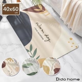 ｜Dido home｜莫蘭迪色 膠底軟式珪藻土 衛浴吸水地墊(HM091)