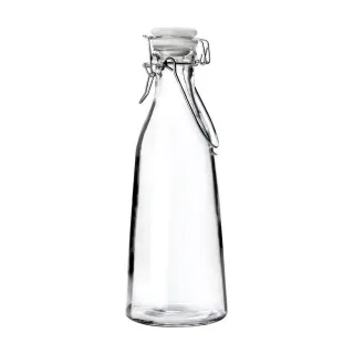 【IBILI】扣式密封玻璃水瓶 1L(水壺)
