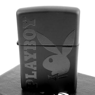 【ZIPPO】美系~PLAYBOY-班尼兔-黑色烤漆打火機