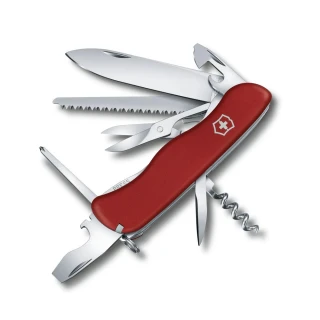 【VICTORINOX 瑞士維氏】14用 紅色瑞士刀 111mm(0.8513)