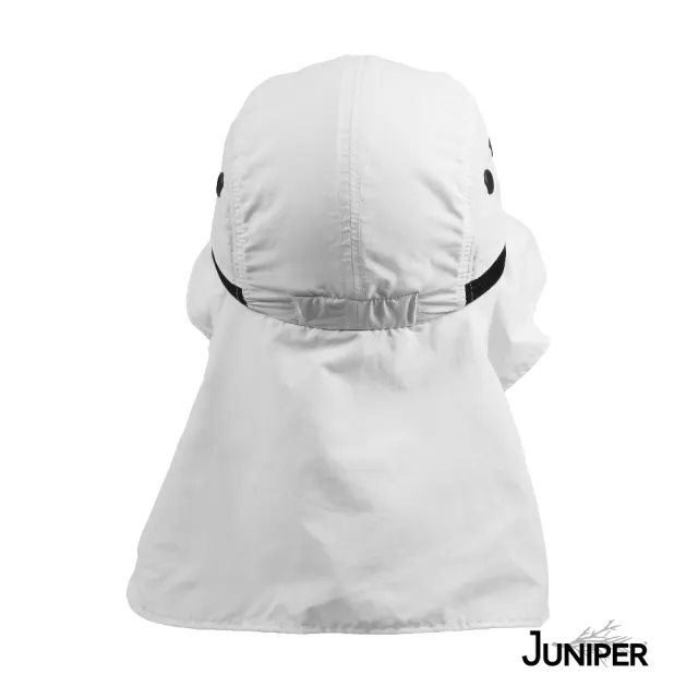 【Juniper 朱尼博】抗UV大帽眉披風休閒帽 MJ7213B(帽子/遮陽帽/防曬帽/後蓋片)