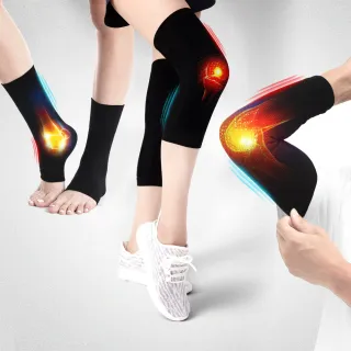 【GIAT】1雙組-石墨烯遠紅外線彈力護膝/護肘/護踝套(台灣製MIT/男女適用)