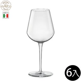 【Bormioli Rocco】義大利製無鉛水晶紅酒杯 白酒杯 470ml 6入組 InAlto系列(紅白酒杯)