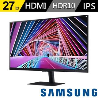 【SAMSUNG 三星】S27A700NWC 27型 IPS 4K 美型窄邊框螢幕(HDR10/TUV護眼)