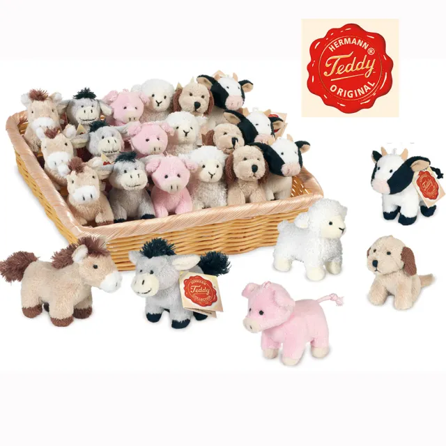【HERMANN TEDDY】德國赫爾曼各式泰迪熊動物吊飾隨機出貨