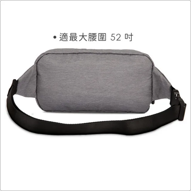 【Travelon】雙層防盜輕便腰包 灰 / 隨身包 貼身包 防搶包 男包 女包 RFID