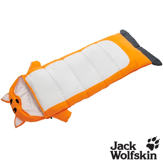【Jack wolfskin 飛狼】Fox 橘色小狐狸兒童睡袋(舒適溫度：5 ~ 16°C)