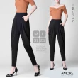 【Amore】韓版高腰天絲時裝顯瘦哈倫褲(寬鬆顯瘦好穿搭)