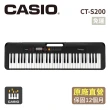 【CASIO 卡西歐】原廠直營61鍵標準電子琴(CT-S200BK-P5黑色)