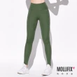 【Mollifix 瑪莉菲絲】環保拼接修飾動塑褲、瑜珈服、Legging(森綠)