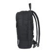 【PARTAKE】15.6吋潮流電腦後背包-黑色(★行李箱插袋設計★)