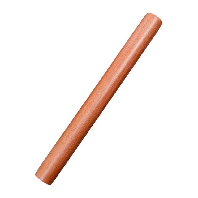【餐廚用品】實木桿麵棍-25cm(料理 烘焙用具 廚房 餅皮 麵皮 水餃 麵粉 揉麵)