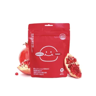 【Dalnara 月星球】膠原蛋白石榴軟糖133g_3入組(35顆X3)
