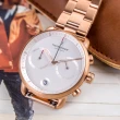 【Nordgreen】ND手錶 Pioneer 先鋒 42mm 玫瑰金殼×白面 玫瑰金三珠精鋼錶帶(PI42RG3LROXX)