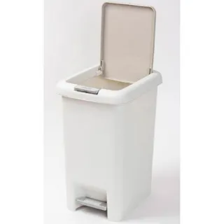 【NITORI 宜得利家居】垃圾桶 15L 踏板按壓2用 GY 垃圾桶