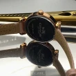 【COACH】COACH蔻馳女錶型號CH00007(粉紅色鑽圈錶面玫瑰金錶殼粉紅真皮皮革錶帶款)